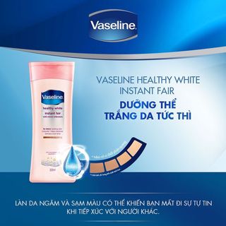 Sữa Dưỡng Thể Trắng Da Vaseline cấp ẩm dưỡng trắng 200ml