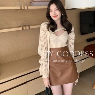 Áo len cặp phối lạ nhé