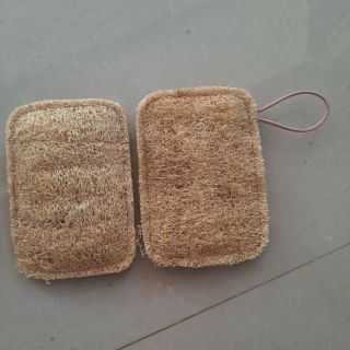 Gia công xơ mướp hình vuông theo yêu cầu