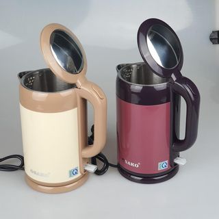 Ấm đun siêu tốc 2 lớp Inox 304 Osako OSA-200 2 lit cách điện, cách nhiệt, siêu bền
