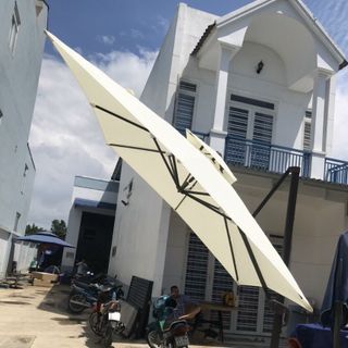 Dù cao cấp, dù ngoài trời , dù lệch tâm vuông 3mx3m, khung dù hợp kim nhôm cao cấp, dù xoay 360, nghiêng 180,khung chắc chắn (đã bao gồm đế)