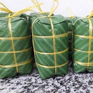 Lá chuối giả&gt; lá chuối gói giò,gói nem chua
