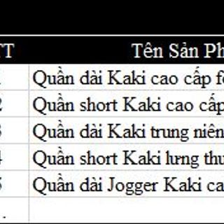 Tìm nhà phân phối, CTV, Dropship về sản phẩm Quần Kaki cao cấp, chất vải co giãn, chiết khấu hấp dẫn.