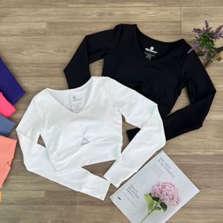 Đồ Thể Thao Áo Croptop Dài Tay Thể Thao Siêu Đẹp Giá Sỉ, Hot Đẹp