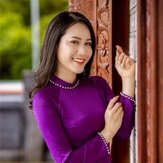 BỘ ÁO DÀI LỤA TÂY THI MÀU TÍM HUẾ