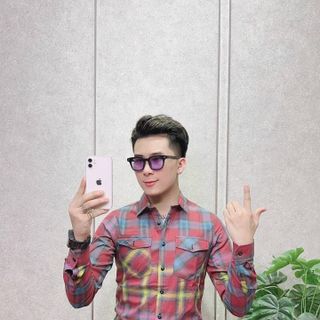 ÁO NAM CARO COTTON TAY DÀI CAO CẤP