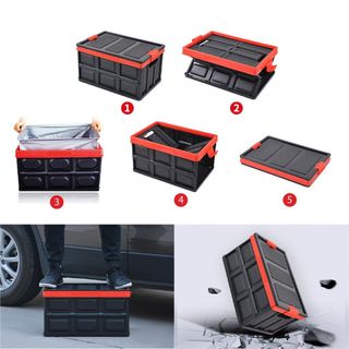 Thùng đựng cốp xe gấp gọn đa năng, dày dặn ( tặng kèm túi chống thấm)