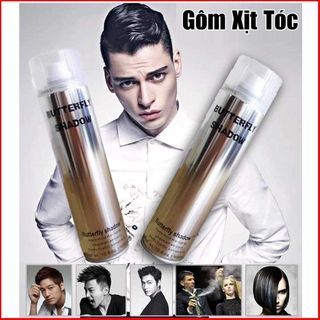 Gôm xịt tóc Butterfly Shadow 150ml 320ml 600ml Chính hãng, Gôm bạc