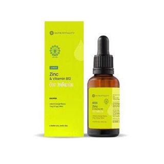 Kẽm Nutrivitality Zinc Vitamin B12 - 30ml Anh Quốc - Bổ sung kẽm & Vitamin B12 cho bé