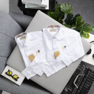 Quần áo nam, áo sơ mi tay dài chất vải lụa đẹp ít nhăn, form slim fit lên dáng bao chuẩn size từ 55kg - 85kg