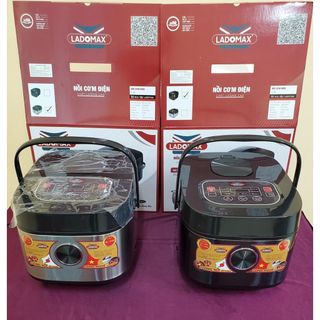 Nồi cơm điện tử 1.8L Ladomax Ha-7218 lòng nồi dạng niêu, gia nhiệt 3D, điều khiển quy trình nấu tự động