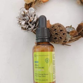 Kẽm Nutrivitality Zinc Vitamin B12 - 30ml Anh Quốc - Bổ sung kẽm & Vitamin B12 cho bé