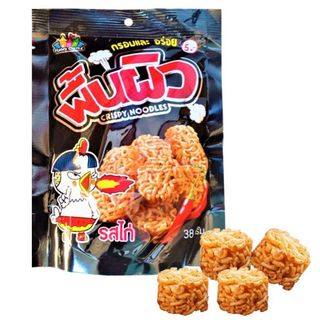 Snack mì tôm viên ăn liền vị gà cay Thái Lan lốc 12 gói