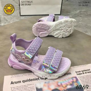 Sandal trẻ em quai ngang dán đế cao su êm chân S2177