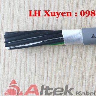 Cáp điều khiển 8 lõi tiết diện 0.5mm2, 0.75mm2, 1.0mm2, 1.5mm2