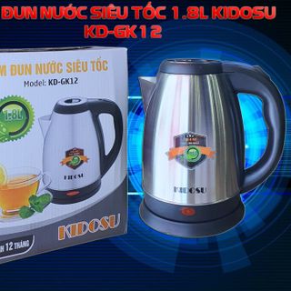 Ấm Siêu Tốc Kidosu Màu Đen KD-GK12