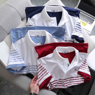 [P0039] Áo cổ bẻ Packhorse Mix chất liệu vải cá sấu Poly cao cấp (HÀNG XUẤT KHẨU)