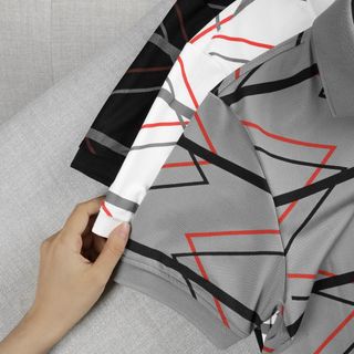 [P0131] Áo cổ bẻ Marc Zich Zac chất liệu vải cá sấu Poly cao cấp (HÀNG XUẤT KHẨU)