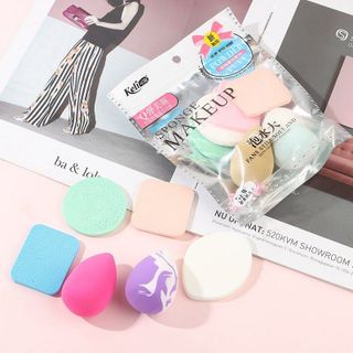 SET 6 Mút Trang Điểm, Tán Kem Trang Điểm Nhiều Màu Sắc