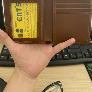 Ví nam đứng cao cấp CNT VN015 da bò thật - BÒ ĐẬM