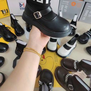 Giày boots trẻ em cổ ngắn chất da mềm sỉ giá rẻ