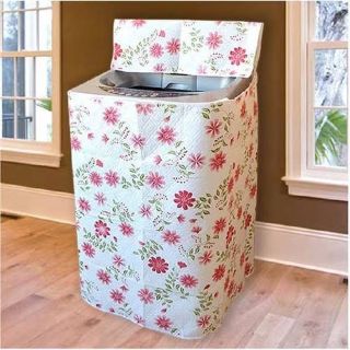 Áo trùm máy giặt cửa trên loại dày hoạ tiết