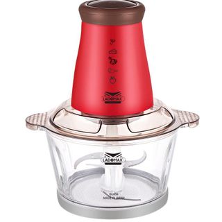Máy xay thịt cối thủy tinh 2.0L Ladomax Ha-333D, 400W, thân nhựa, màu đỏ (1tx8)
