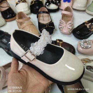 Giày búp bê trẻ em chất da mềm mang êm chân S2186