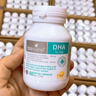 Dầu cá Bio Island DHA của Úc phát triển trí não cho bé (60 viên)