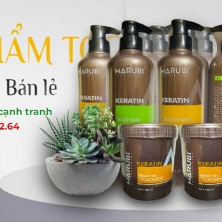 DẦU GỘI XẢ MARUBI KERATIN DƯỠNG ẨM, SIÊU MỀM MƯỢT, SIÊU PHỤC HỒI TÓC HƯ TỔN, GIẢM GÃY RỤNG XƠ RỐI. Dung tích 750ml .