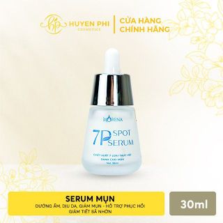 Serum mụn Huyền Phi 30ml làm dịu da giảm mụn ẩn dưỡng ẩm giảm tiết bã nhờn, mụn đầu đen trứng cá Morena 7p Spot Serum giá sỉ