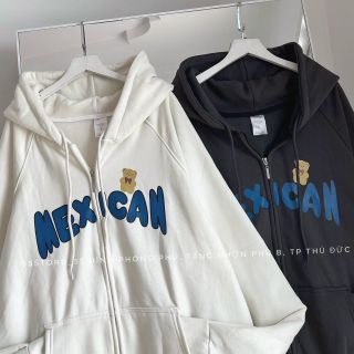 Áo khoác chống nắng logo in MEXICAN form dưới 65kg