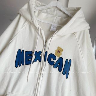 Áo khoác chống nắng logo in MEXICAN form dưới 65kg