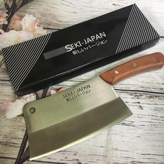 Dao Chặt Xương Seki Nhật Bản - Khắc Chữ Sịn Xò Trọng lượng net : 839 gram
