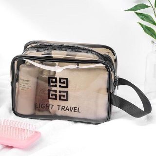 Bộ 3 Túi Đựng Mỹ Phẩm, Dụng Cụ Trang Điểm, Mỹ Phẩm Trong Suốt, Chống Nước