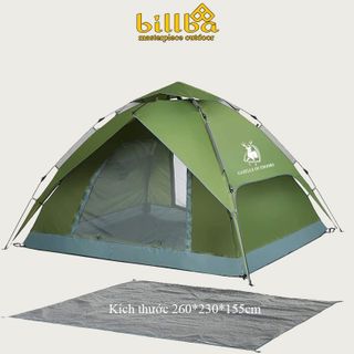 Lều du lịch tự bung chống nước 4-6 người cao cấp GL1666 - Lều chống mưa đi phượt, dã ngoại - Đồ camping- Baobillba