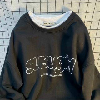 Áo sweater dạng tay phòng in SUSUGIRL