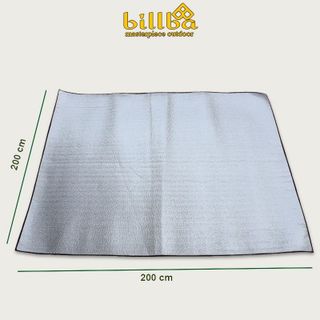 (CỰC RẺ) Thảm trải du lịch cách nhiệt tráng bạc GL4112. Thảm tráng bạc 2 lớp chống thấm