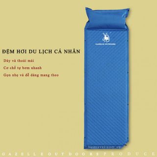 Nệm hơi cá nhân đa năng Gazelle Outdoors GL2411 - Đệm hơi tự động bơm 1 người tiện lợi