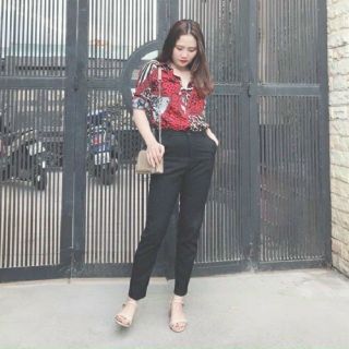 Quần tây dài học sinh chất quần 2 da mịn đẹp