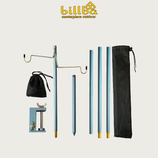 Trụ Treo Đèn, Cây Treo Đèn Kẹp Bàn Và Cắm Đất Gấp Gọn Dành Cho Du Lịch Cắm Trại Dã Ngoại - Billba Outdoors