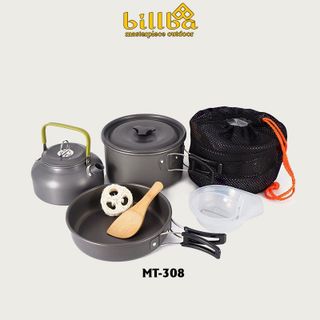 BỘ NỒI NẤU ĂN CẮM TRẠI 2-3 NGƯỜI DS308 - Baobillba giá sỉ