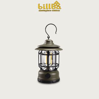 Đèn led măng xông vintage đi cắm trại - Đèn bão tích điện trang trí nhỏ gọn - Billba Outdoor giá sỉ