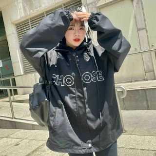 Áo khoác kaki thêu CHOOSE mềm mịn