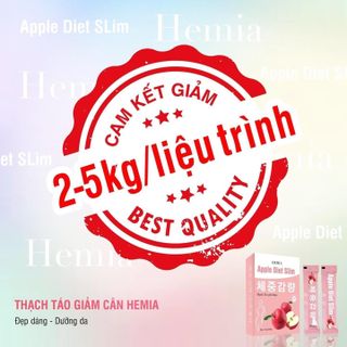 Thạch táo giảm cân Hemia