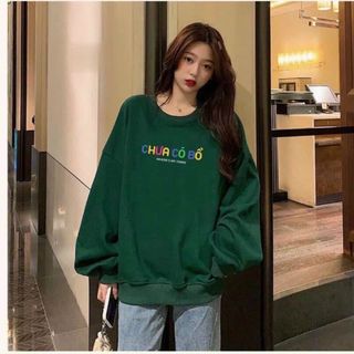 Áo sweater in (đã có bồ) và (chưa có bồ) chất nỉ bông form dưới 70kg