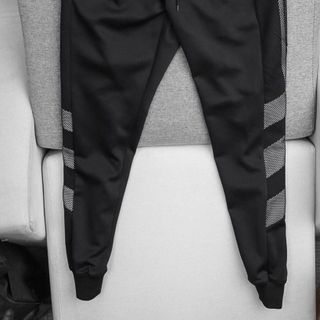 Quần jogger nam vải thun form bigsize 80kg - 120kg - sọc lưới 3 gạch ngang