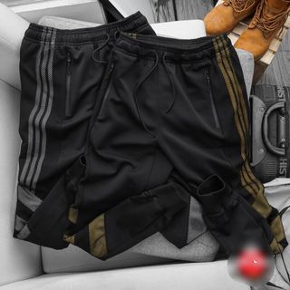Quần jogger nam vải thun form bigsize 80kg - 120kg - sọc lưới 3 gạch ngang