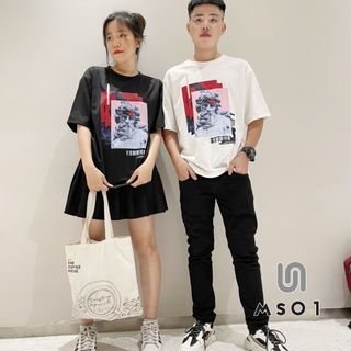 Áo thun unisex nam nữ in 3D mã 01