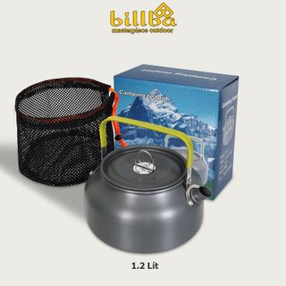 Ấm nhôm đun nước du lịch cắm trại dã ngoại- Ấm đun nước 1.2L BB7106